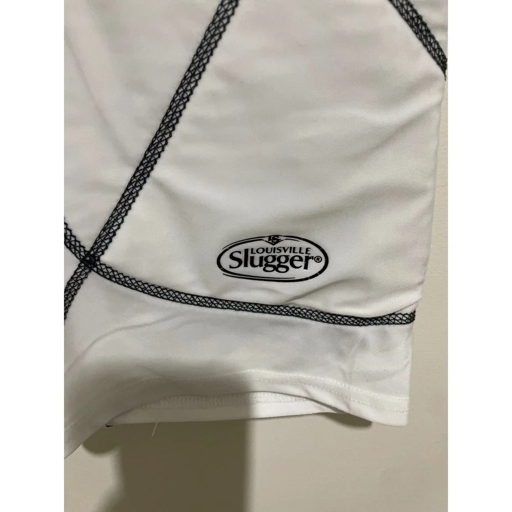Louisville Slugger Mens White Compression Sliding Shorts Baseball Size XXL
